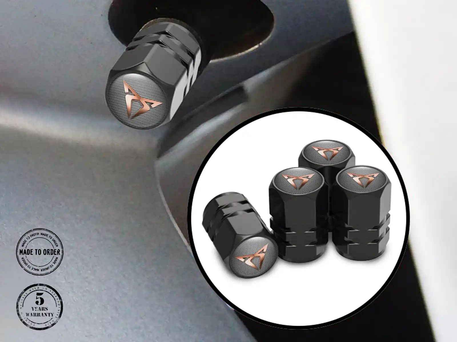Seat Cupra Tapones Rueda SUV Estilo Drift